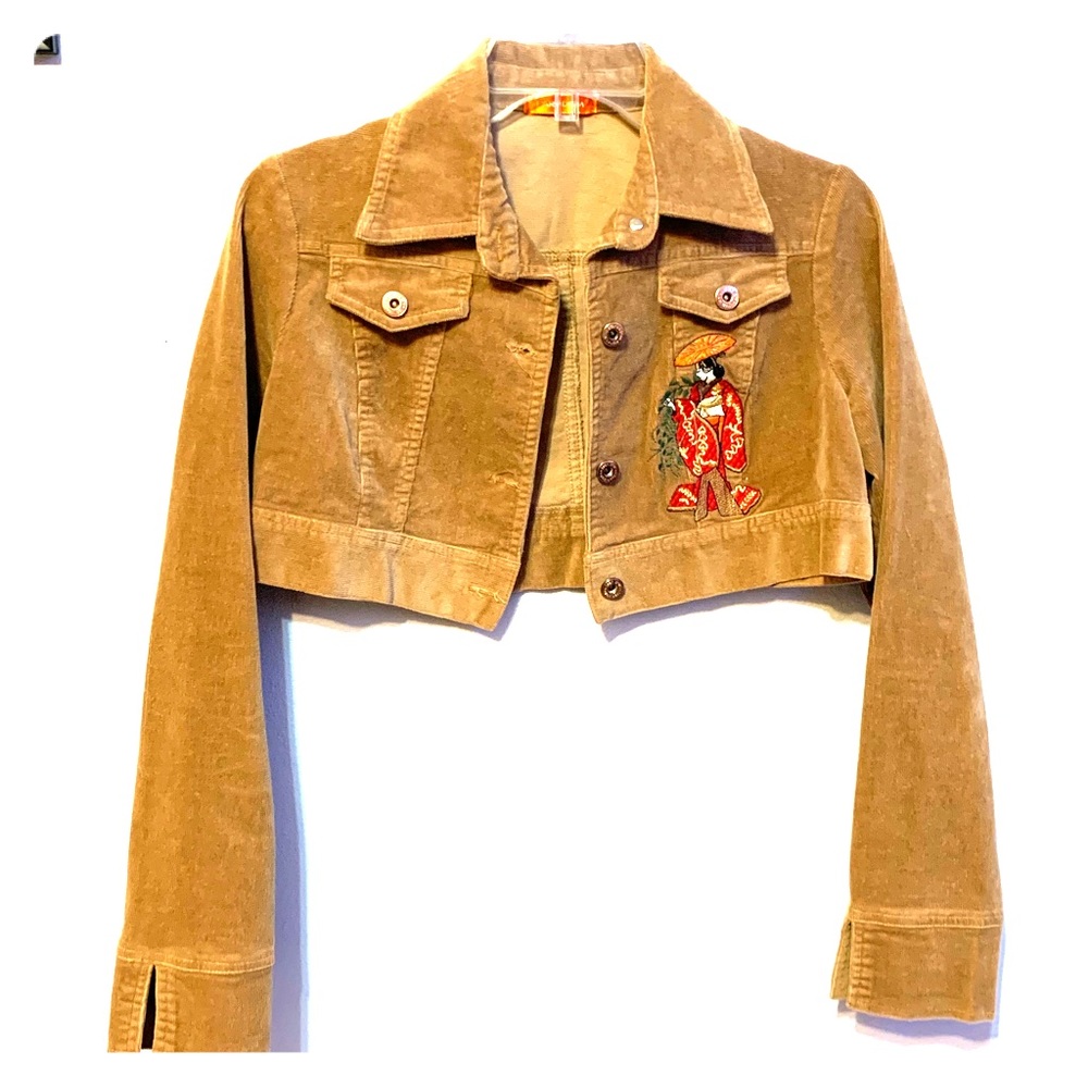 Women’s crop corduroy jacket